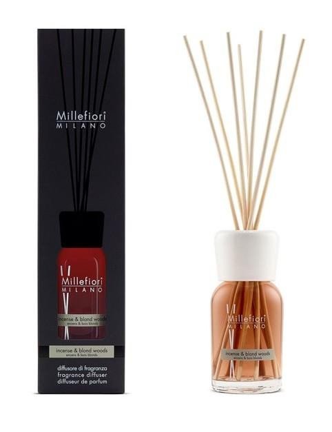 Levně Millefiori Milano Incense &amp; Blond Woods / difuzér 100ml