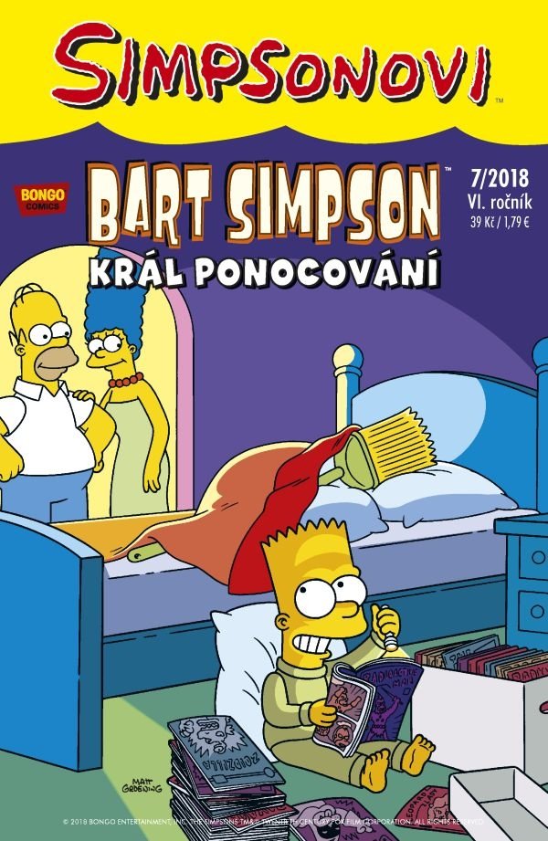 Simpsonovi - Bart Simpson 7/2018 - Král ponocování - autorů kolektiv