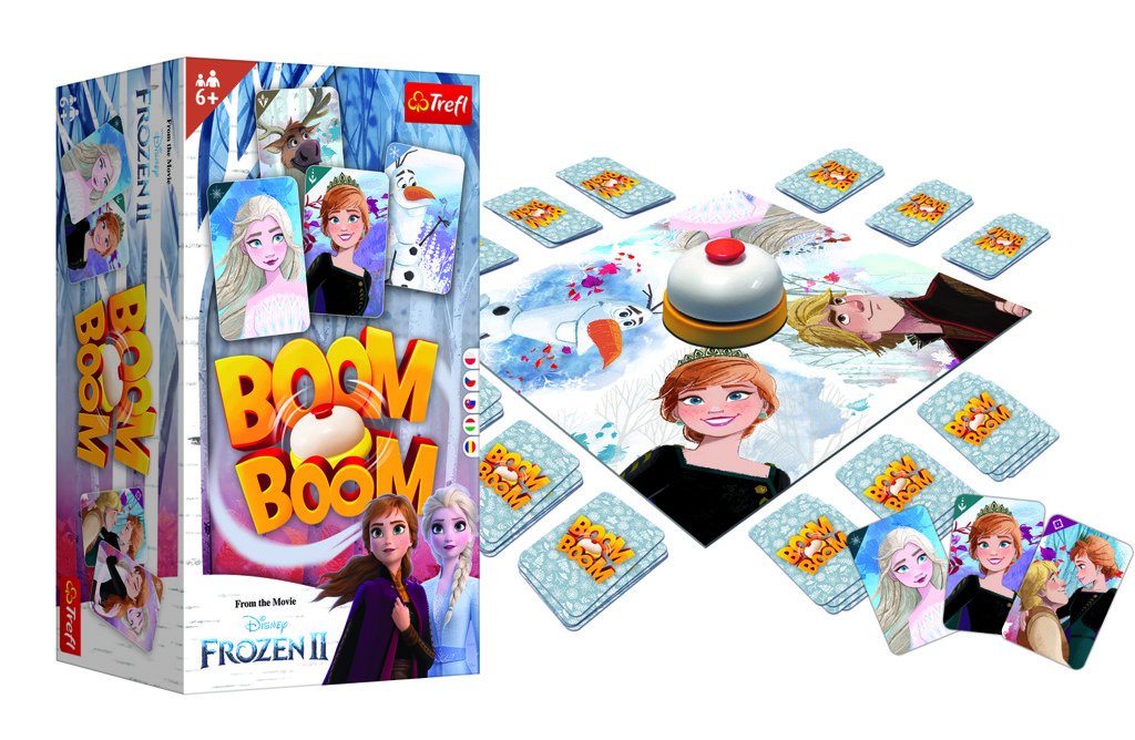Levně Hra: Boom Boom - Frozen 2 - Trefl