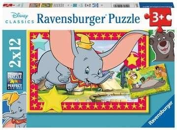 Levně Ravensburger Puzzle Disney Pohádková zvířátka 2x12 dílků