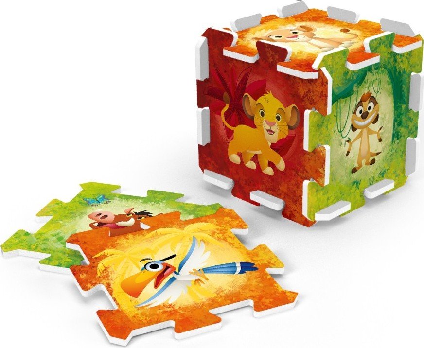 Product detail of Pěnové puzzle Lví král 32x32x1cm 8ks v sáčku 0m+ - Trefl