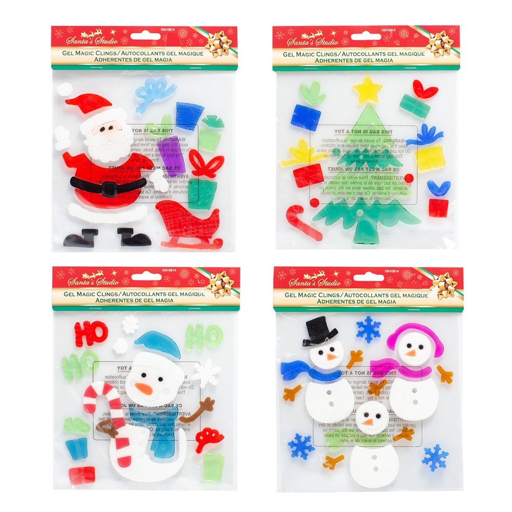 Product detail of Vánoční gelové polepky na okno - Alltoys