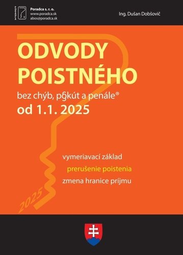 Levně Odvody poistného od 1. 1. 2025