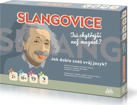 Levně Slangovice společenská magnetická hra v krabici 42x29x4cm