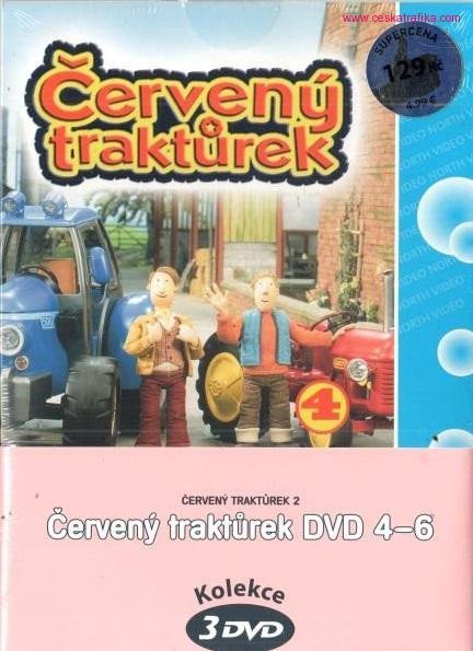 Levně Červený traktůrek 02 - 3 DVD pack