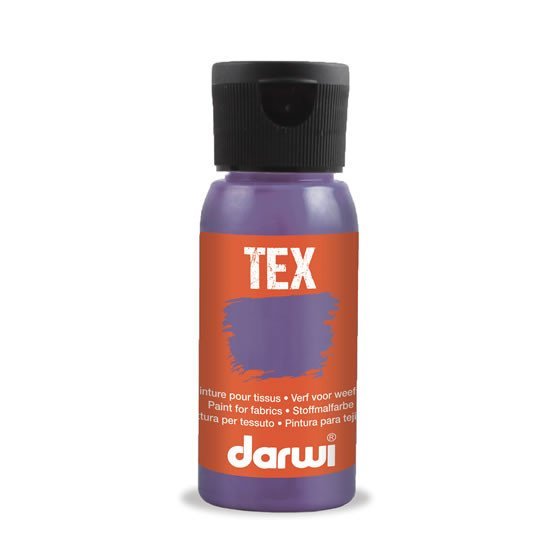 Levně DARWI TEX barva na textil - Neónová fialová 50 ml