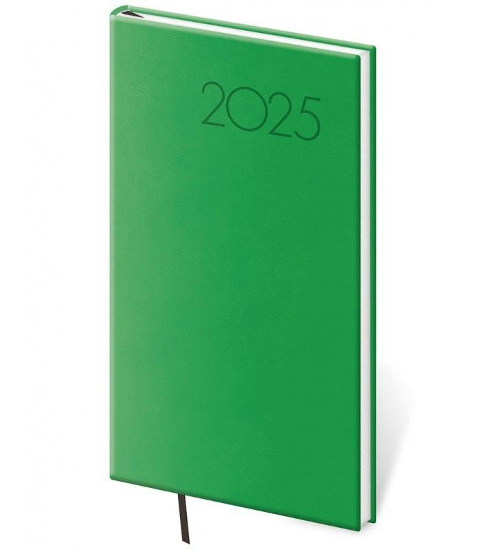 Levně Diář 2025 Print Pop týdenní kapesní světle zelená
