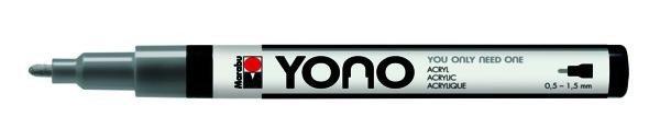 Levně Marabu YONO akrylový popisovač 0,5-1,5 mm - šedý