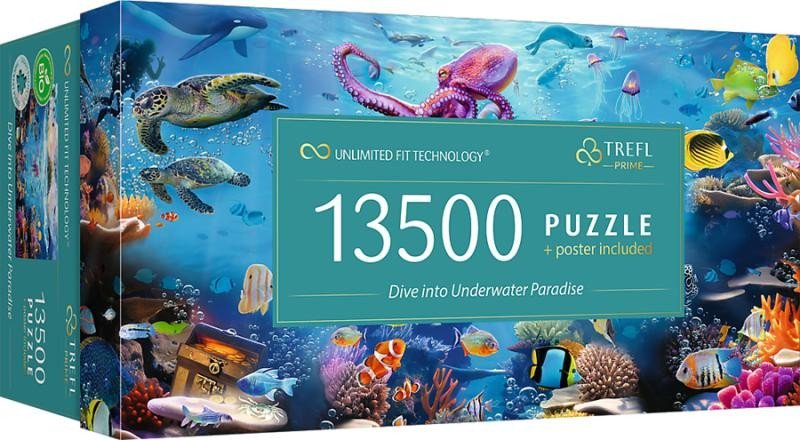 Puzzle Ponoření do podmořského ráje 13500 dílků