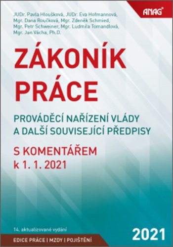 Levně Zákoník práce, prováděcí nařízení vlády a další související předpisy s komentářem k 1. 1. 2021 - Pavla Hloušková