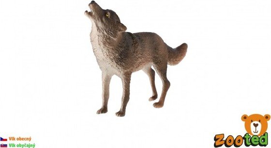 Vlk obecný zooted plast 10cm v sáčku