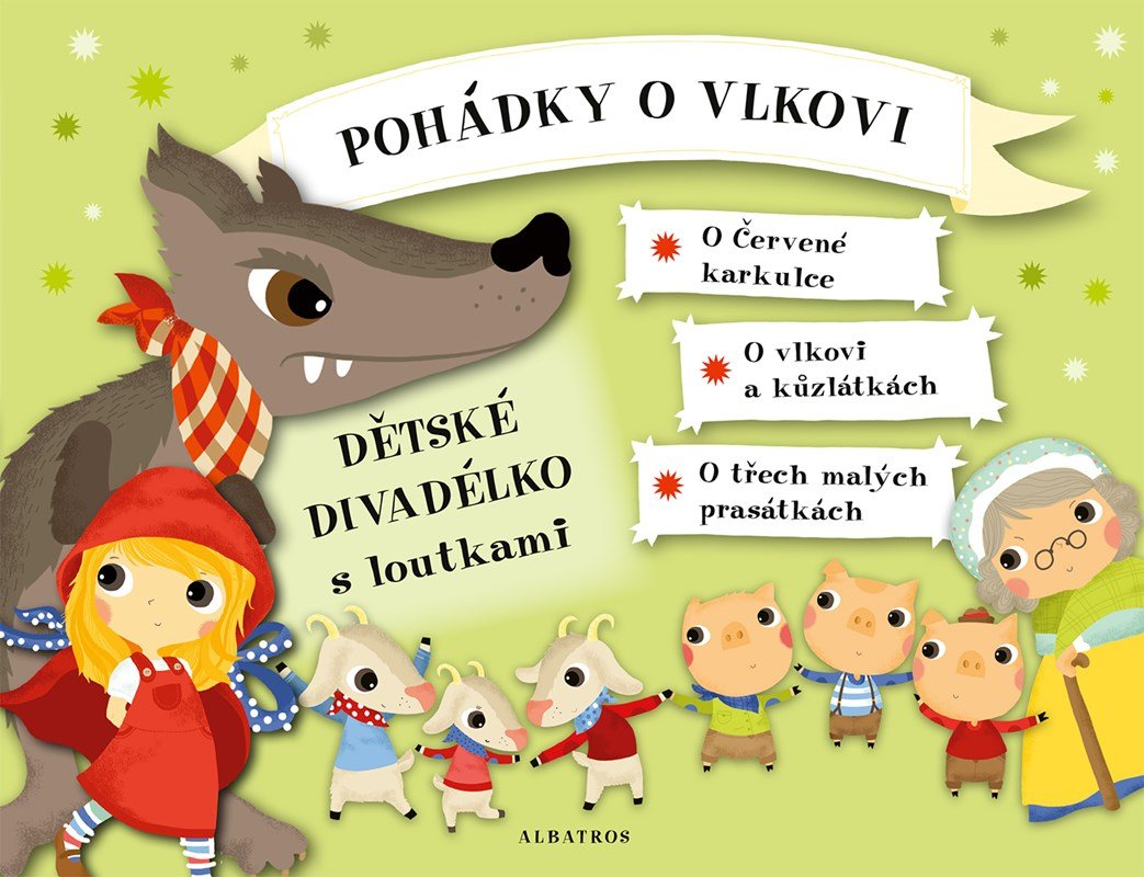 Levně Pohádky o vlkovi - Dětské divadélko s loutkami - Oldřich Růžička