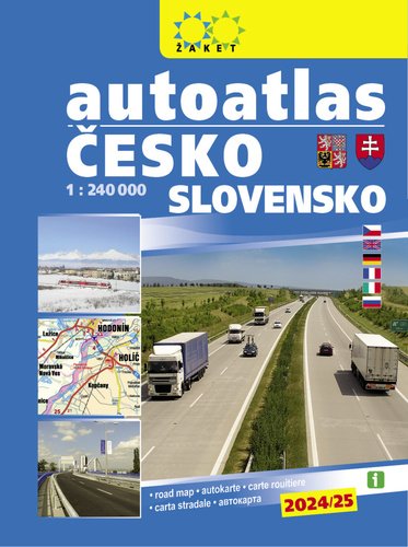 Levně Autoatlas Česká republika Slovenská republika 1:240 000