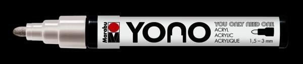 Levně Marabu YONO akrylový popisovač 1,5-3 mm - bílý