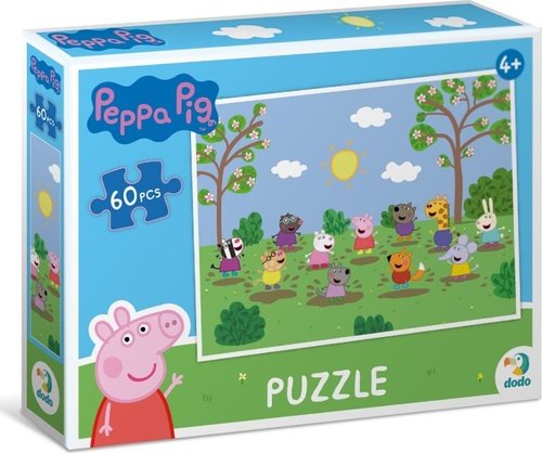 Levně Puzzle Prasátko Peppa: Zábava na sluníčku 60 dílků