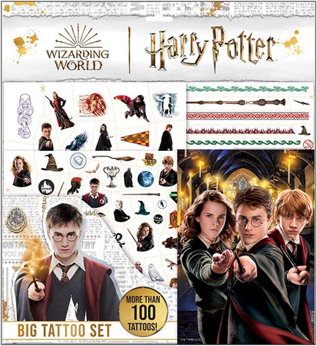 Levně Harry Potter - Velký set s tetováním