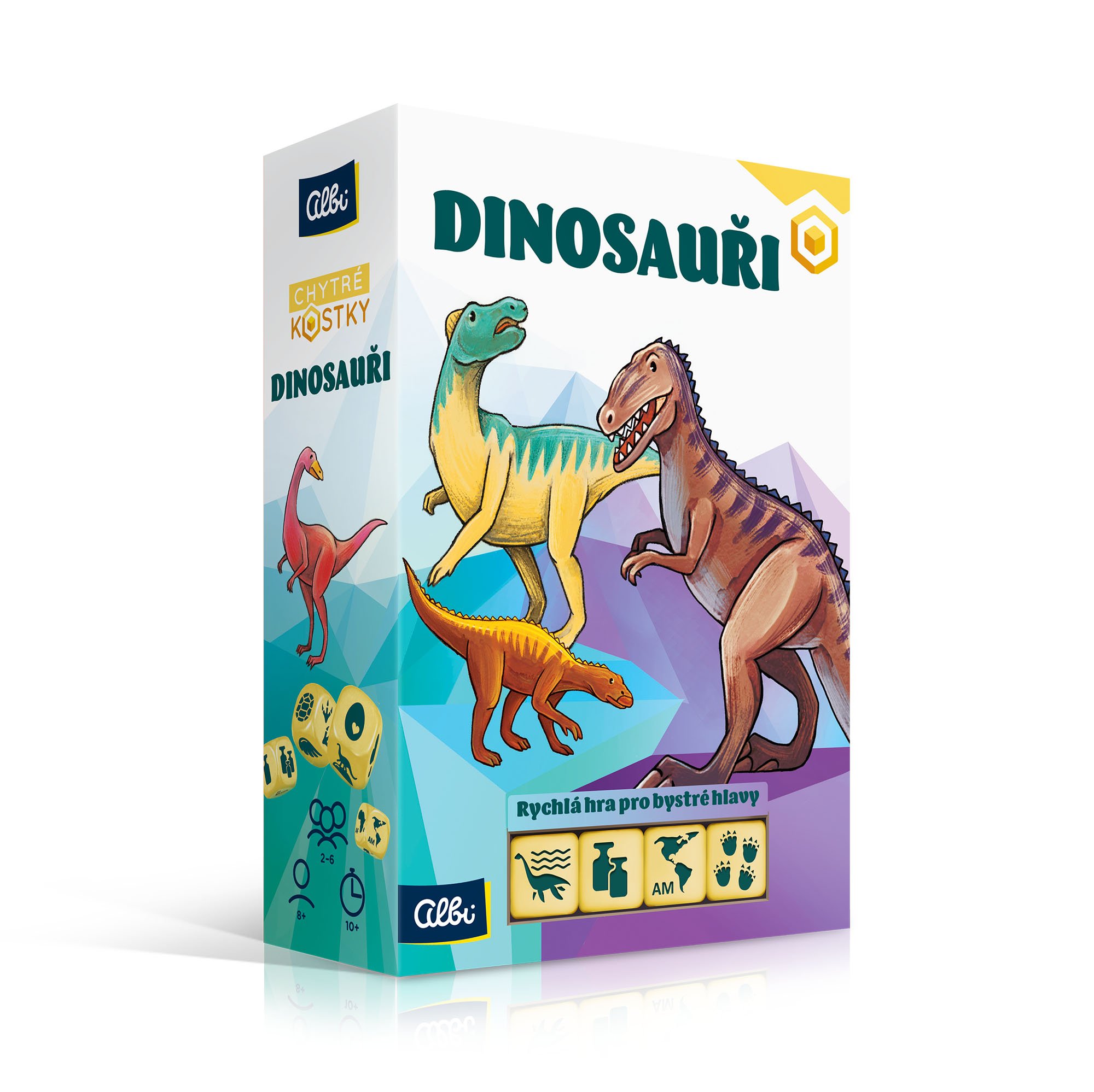 Levně Albi Chytré kostky Dinosauři - vědomostní hra
