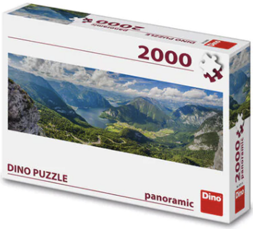 Levně Puzzle 2000 Pohled na Alpy panoramic