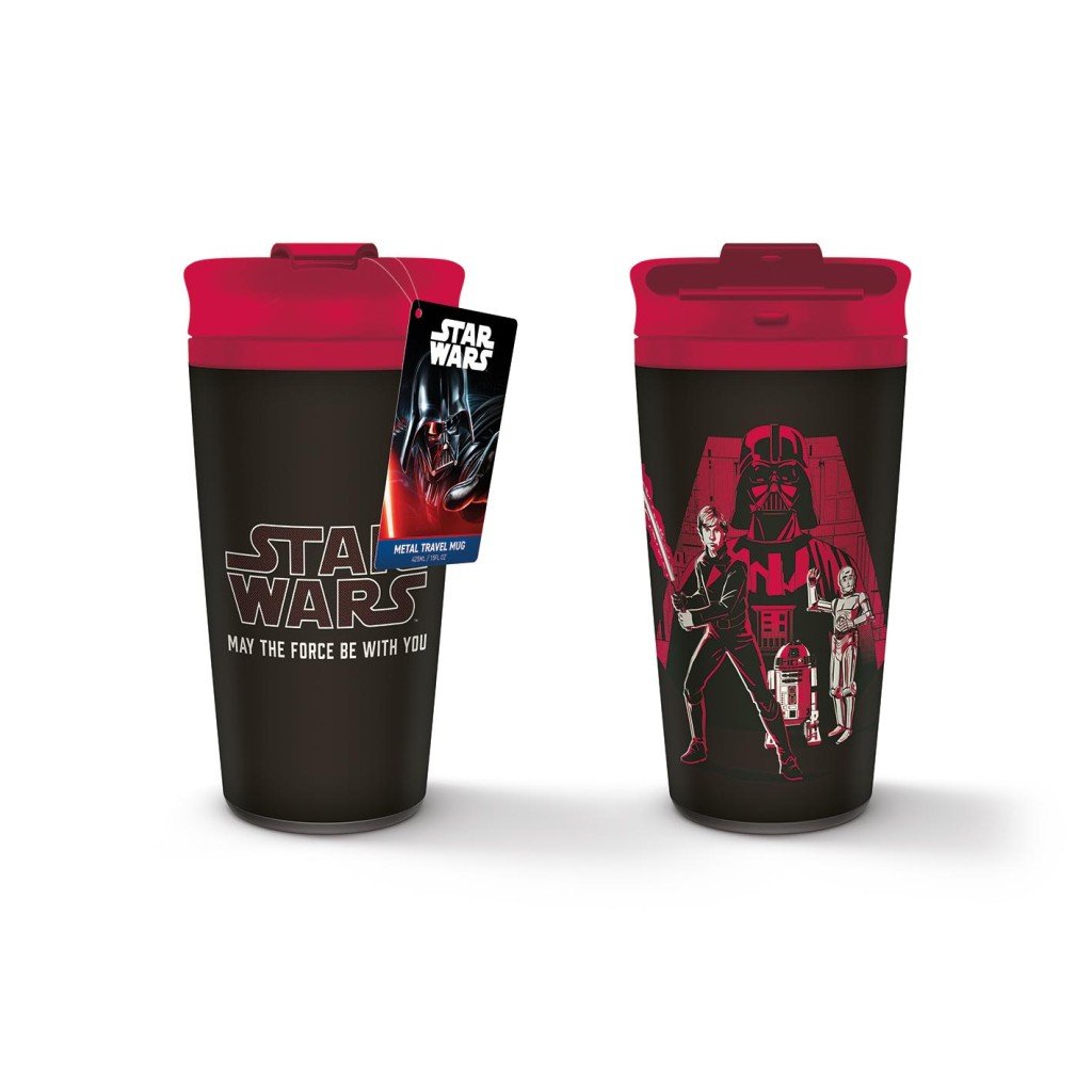 Star Wars Hrnek cestovní 425 ml - May the Force be with you - EPEE