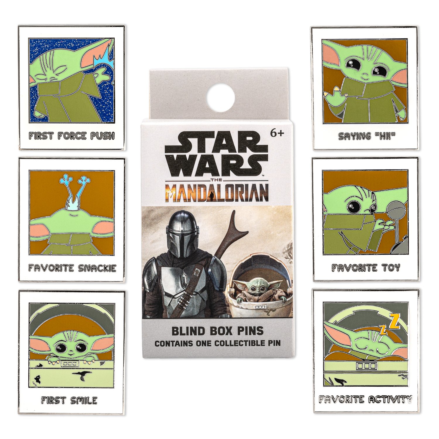Levně Funko Enamel Pins: Star Wars Mandalorian - The Child (Blind box pin)