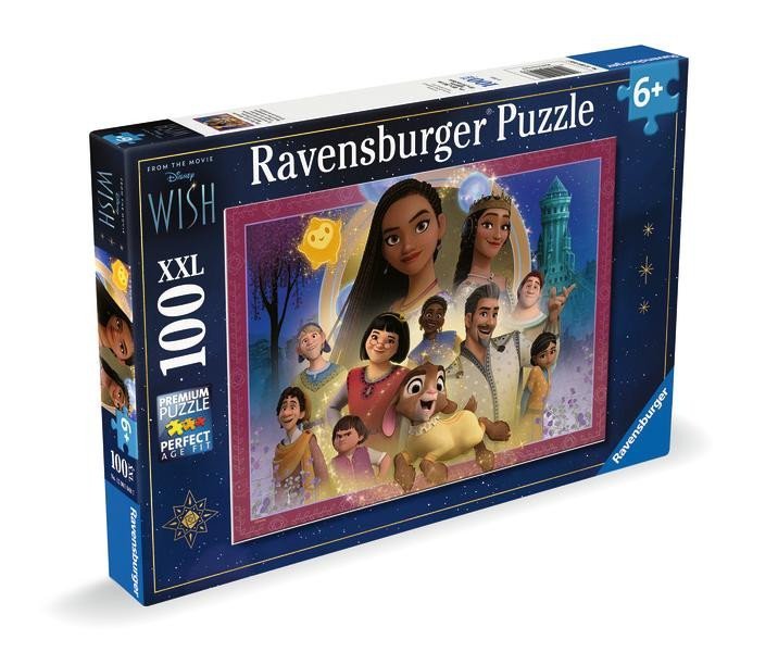 Levně Puzzle Disney Přání: Oblíbení hrdinové 100 dílků