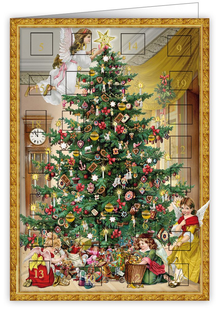Levně QUIRE PUBLISHING Přání adventní kalendář WF261 QP - vánoční