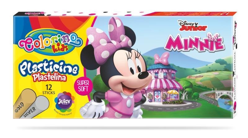 Levně Colorino Disney Junior Minnie - modelovací hmota 12 barev