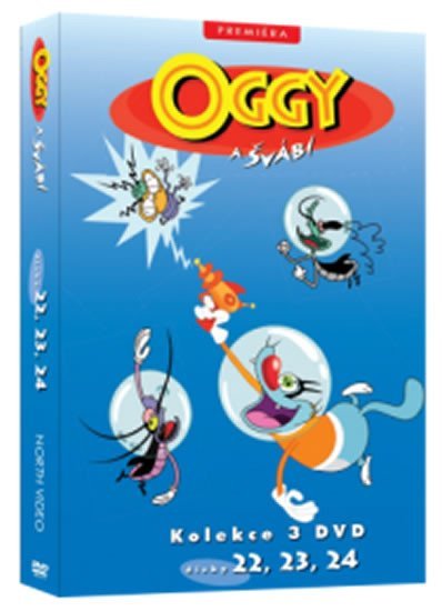 Levně Oggy a švábi 22 - 24 / kolekce 3 DVD