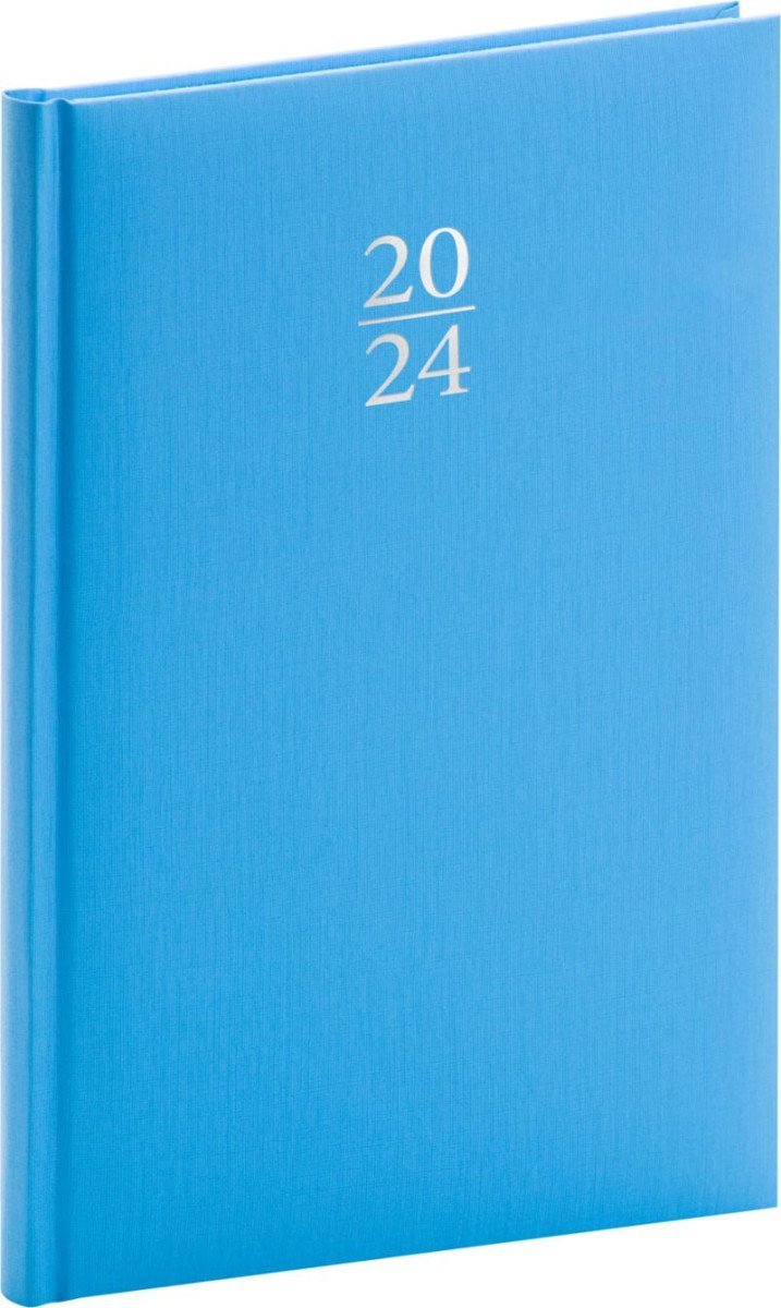 Levně Diář 2024: Capys - modrý, týdenní, 15 × 21 cm