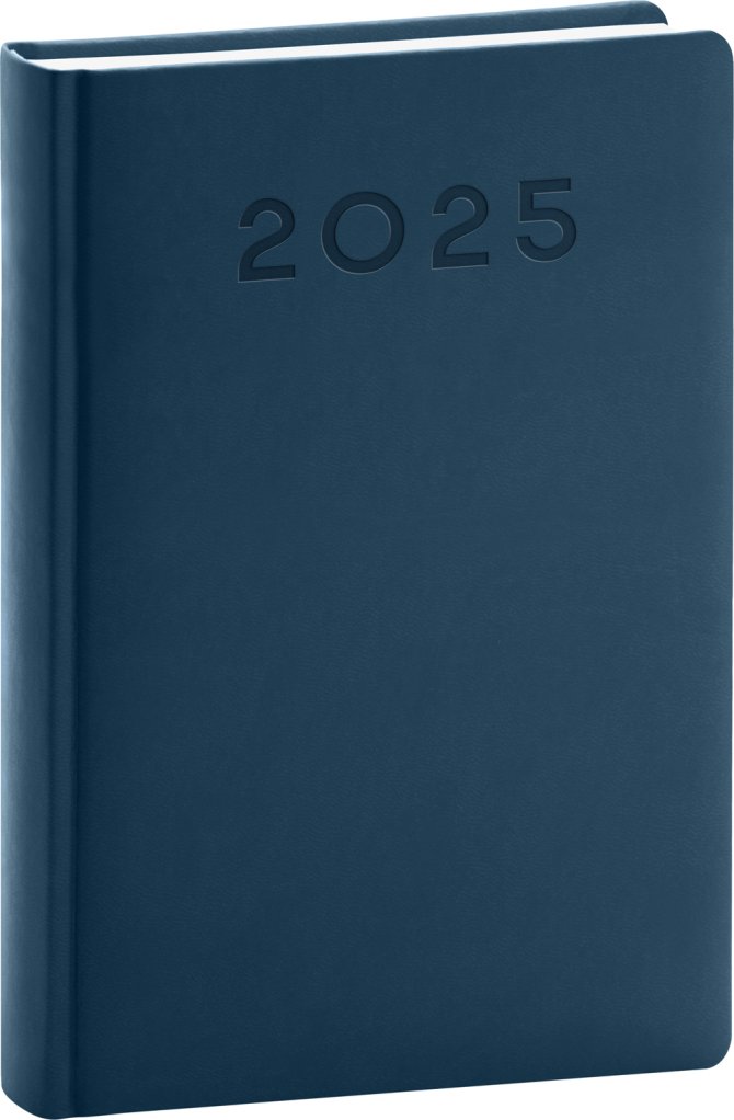 Levně NOTIQUE Denní diář Aprint Neo 2025, modrý, 15 x 21 cm