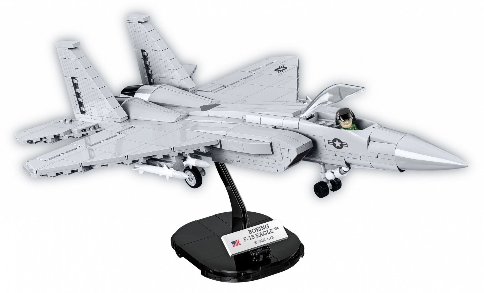 Levně Stavebnice COBI Armed Forces F-15 Eagle, 1:48, 590 kostek