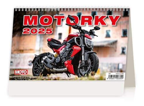 Levně Motorky 2025 - stolní kalendář