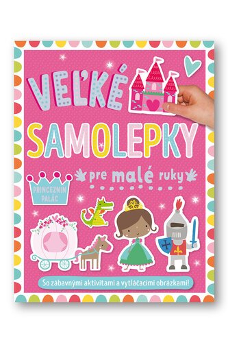 Levně Veľké samolepky pre malé ruky Princeznin palác