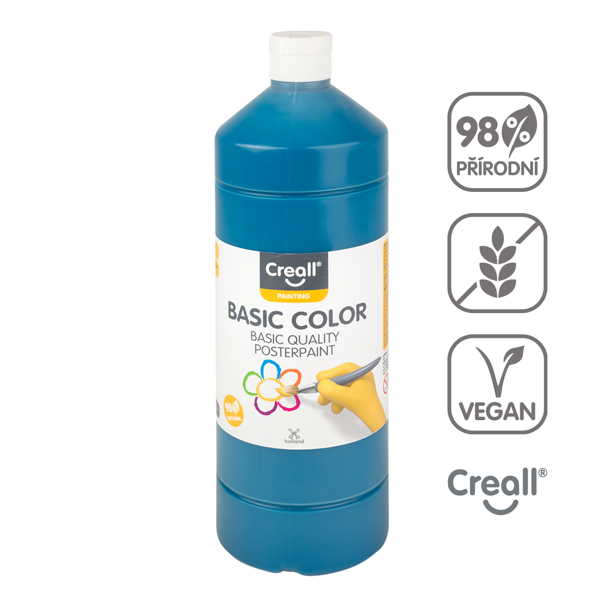 Levně Creall temperová barva, 1000 ml, aquamarín