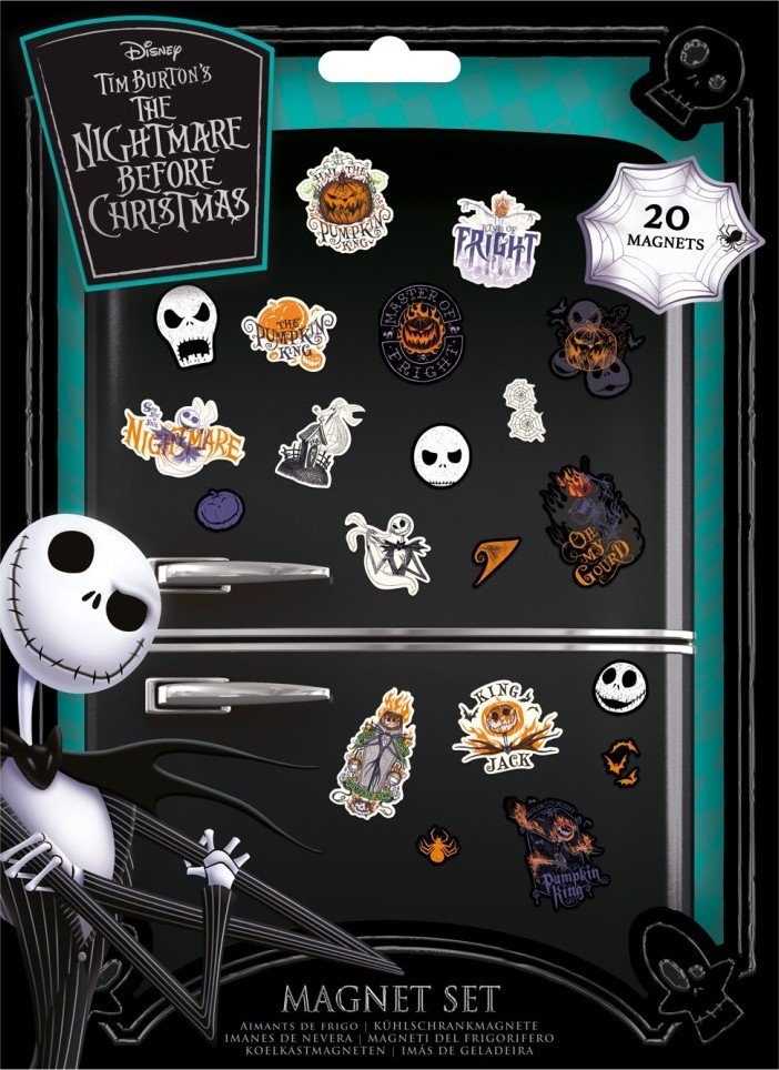 The Nightmare Before Christmas - set magnetů - EPEE