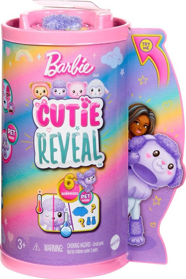 Levně Barbie Cutie reveal Chelsea pastelová edice - pudl - Mattel Barbie