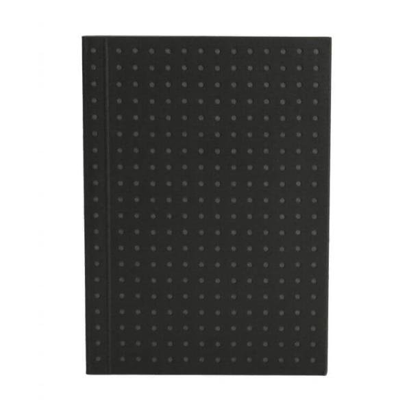 Levně Zápisník Paper-Oh Circulo Black on Grey A7 nelinkovaný
