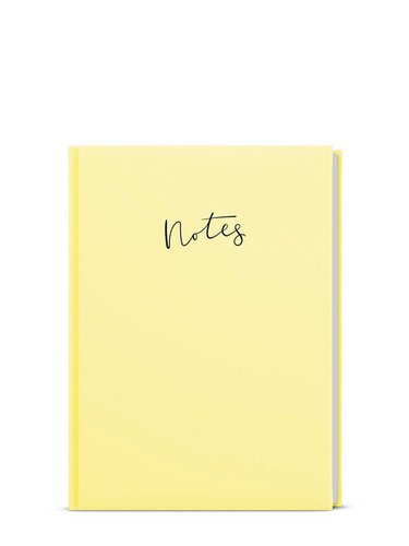 Levně Notes linkovaný Pastel žlutá
