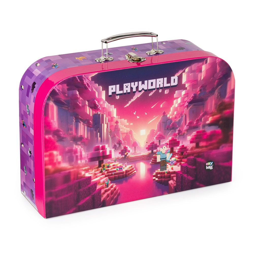 Levně Kufřík lamino 34 cm Playworld Girl