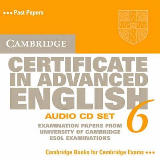 Levně Cambridge Certificate in Advanced English 6 Audio CD Set : Examination Papers from the University of Cambridge ESOL Examinations - kolektiv autorů