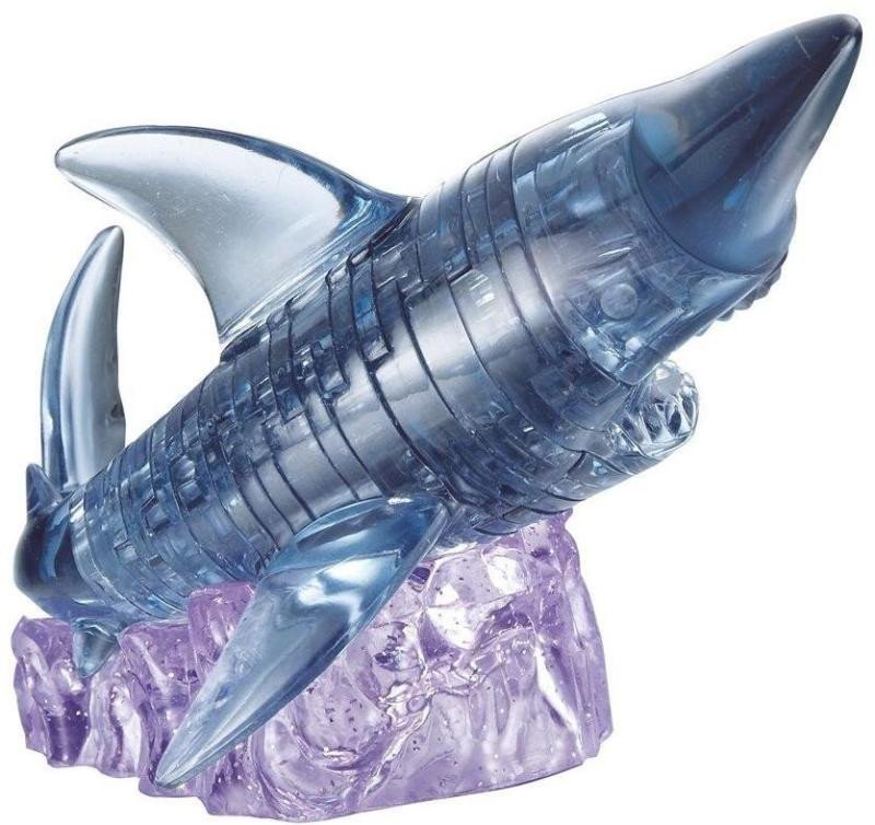 Levně Puzzle 3D Crystal Žralok/37 dílků
