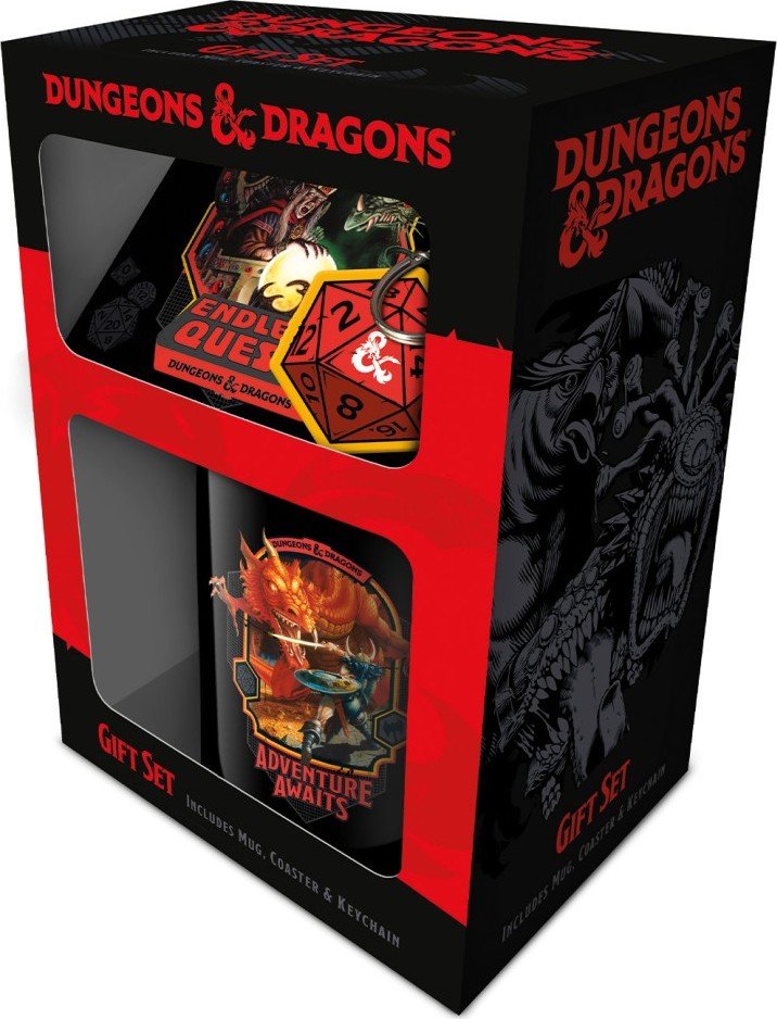 Levně Dungeon a Dragons Dárkový set (hrnek + klíčenka) - EPEE