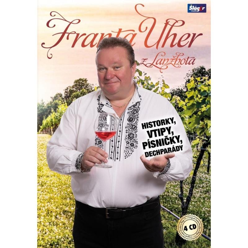 Uher - Historky, vtipy, písničky 4 CD - Franta Uher