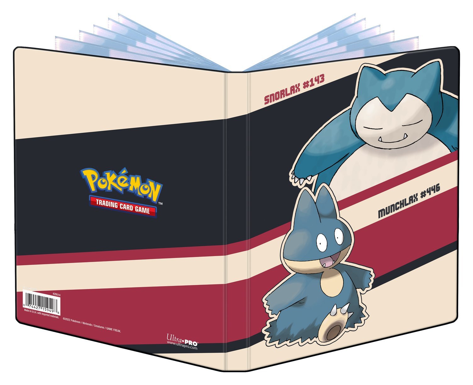 Levně Pokémon: A5 album na 80 karet - Snorlax and Munchlax