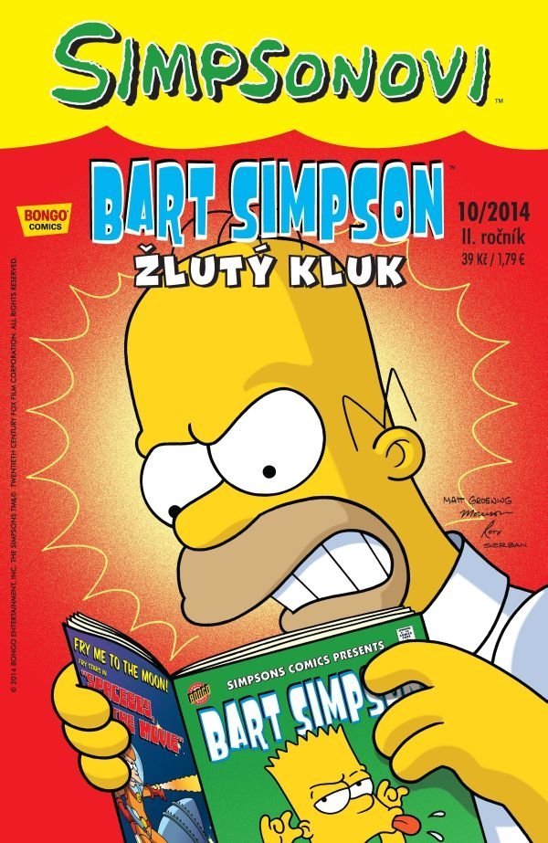 Levně Simpsonovi - Bart Simpson 10/2014 - Žlutý kluk - Matthew Abram Groening