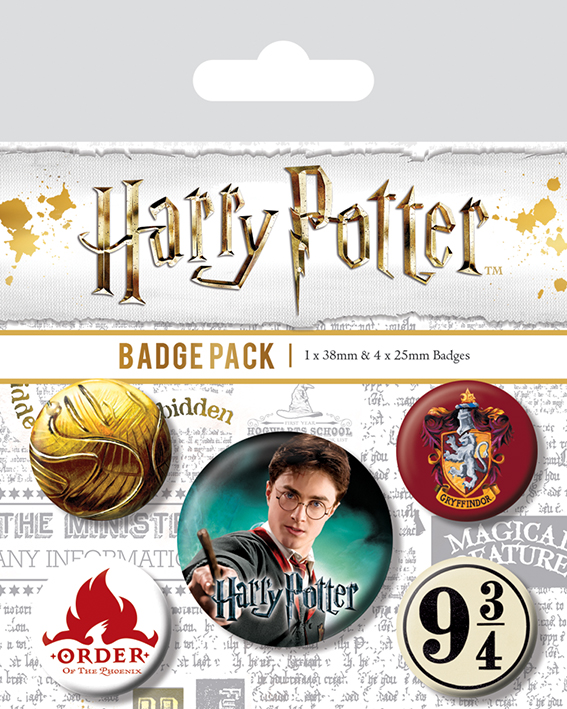 Levně Harry Potter Sada odznaků - Nebelvír - EPEE Merch - Pyramid