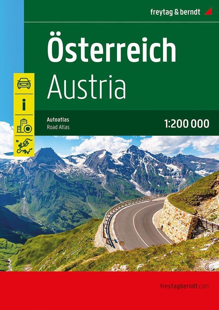 Levně Rakousko 1:200 000 / autoatlas