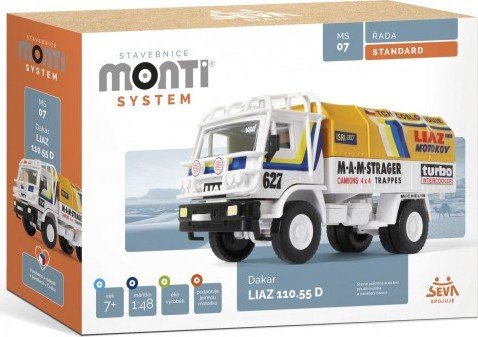 Levně Stavebnice Monti System MS 07 Dakar Liaz 1:48 v krabici 22x15x6cm