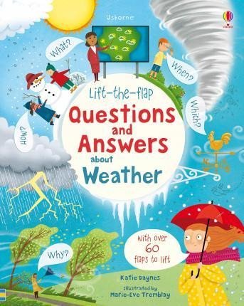 Levně Lift-the-flap Questions and Answers about Weather - Katie Daynes