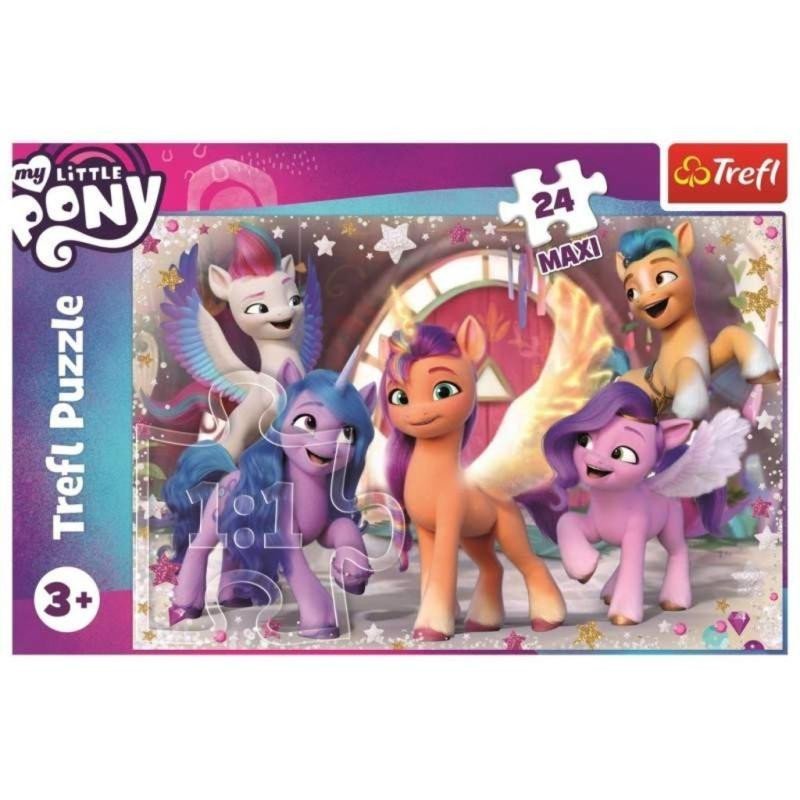 Levně Trefl Puzzle My Little Pony: Radostní poníci MAXI 24 dílků